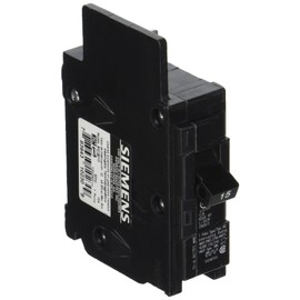 Siemens BQ1B015 15-Amp Single Pole 120-Volt10KAIC Lug Out Breaker, Color