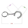Good Luck Horseshoe Equine Riding Silver Western Horse Keychain Favour