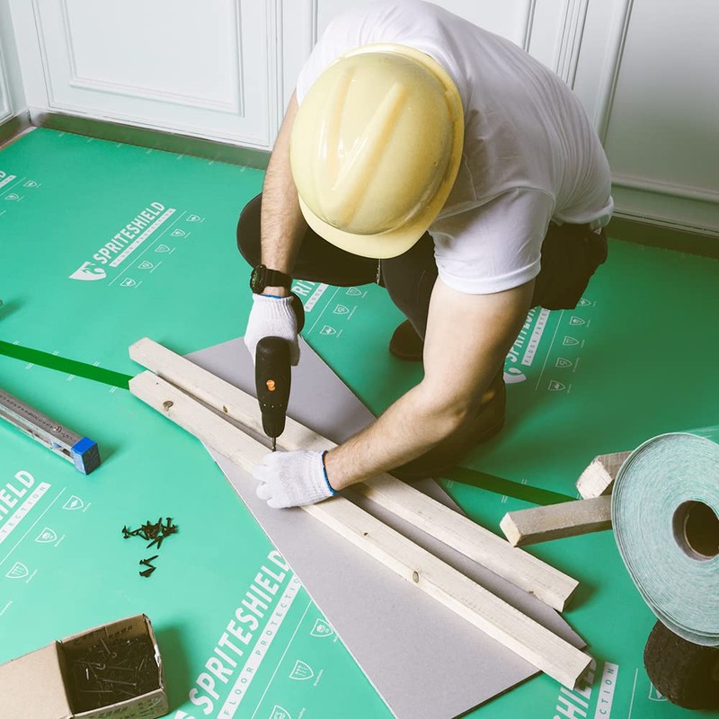 Spriteshield 39" x 100' Heavy-Duty Temporary Floor Protection for Construction