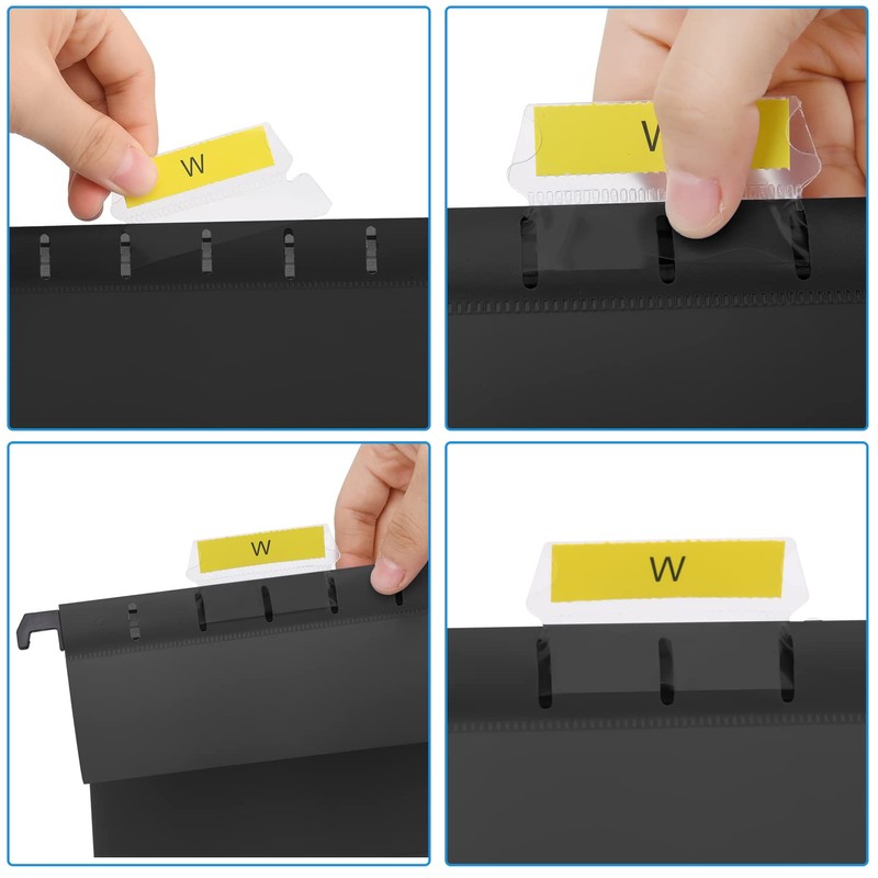 Suspension Files, MerryNine 15PCS Polypropylene Filing Cabinet Suspension Files with