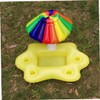 WHAMVOX Inflatable Toy Sun Umbrella Pool Cooler Floating Drink Holder