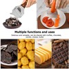 Anseom Truffle Slicer, Professional Cheese Slicer, Stainless Steel Adjustable Gourmebel