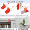 Magnetic Cabinet Door Catch,No Drill Adhesive Drawer Magnets to Stay