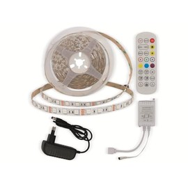 Optonica 5M RGB 4322 LED Strip 12V 60 LEDs Energy Efficiency Class G 36W 2400LM with Remote Control
