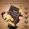 Mushroom Coffee,Organic Mushroom Coffee,6 Adaptogenic Mushrooms,with Lion's Mane, Reishi, Cordyceps,