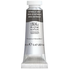 Winsor & Newton 0105428 Professional Watercolour, Ostwald Grey, 14 ml Tube Watercolour Paint