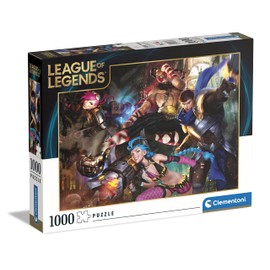 Clementoni - 39668 - Puzzle League of Legends - Puzzle 1000 Pieces for Adults and Children from 10 Years, Challenging Skill Game for the Whole Family