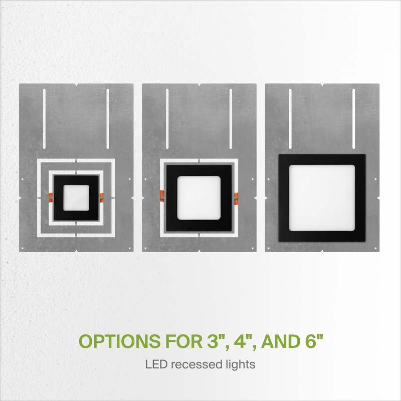 ASD New Construction Mounting Plate with Asymmetric Square Hole -