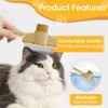 Cat Flea Comb Pet Grooming Set, 2Pcs Pets Hair Removal