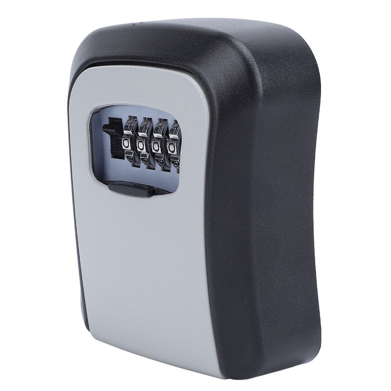 Key Lock Box Wall Mounted Multifunctional 4 Digit Combination Lock
