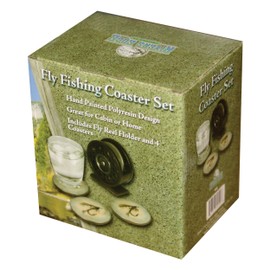 River's Edge Products Salt and Pepper Shakers, Eagle, Poly Resin and Glass Matching Set