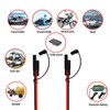LIXINTIAN 10AWG [2 Pack ] SAE Power Automotive Extension Cable,