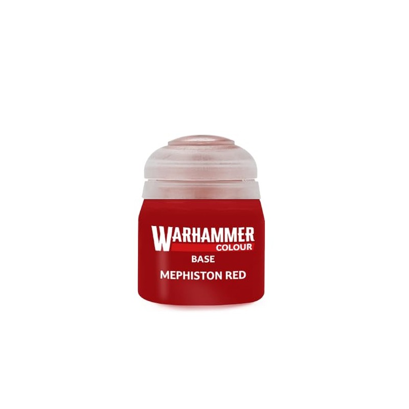Warhammer Colour Mephiston Red Base Paint 12ml Acrylic Paint