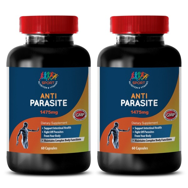 Full Body Cleanse Ultimate Capsules - ANTI-PARASITE COMPLEX - Odorless Garlic 2B