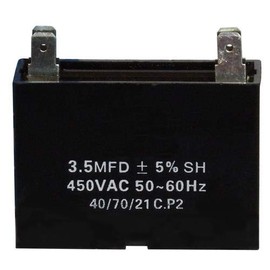3.5 uf 450V 50/60Hz HVAC Mini-Split Capacitor Replaces ALLTEK & Others