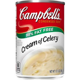 Campbell’s Condensed 98% Fat Free Cream of Celery Soup, 10.5 Ounce Can