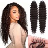 Deep Wave Feather Crochet Hair 18 Inch 4#， Miracle Knots