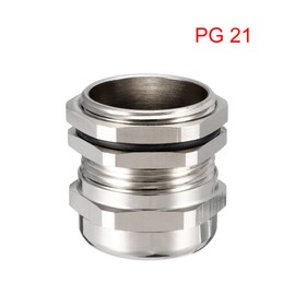 uxcell PG21 Wire Gland Metal Waterproof Connector Wire Glands Joints for 13mm-18mm Dia Range