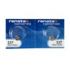 Renata 337 SR416SW Batteries - 1.55V Silver Oxide 337 Watch