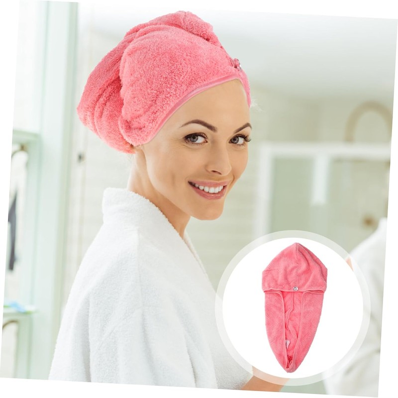 Toalla de Microfibra para Cabello Rápido Secado Gorro Absorbente para