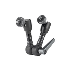 Fotopro 7 Inch Magic Arm Both 1/4 Inch Thread Screw Adjustable Articulating Magic Arm for Tripod Monitor LED Light Microphone Super Clamp GS-8