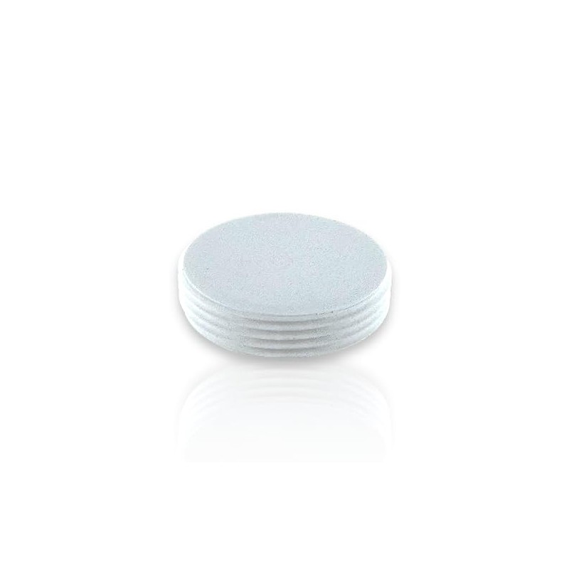 DL-pro Sealing Cap 1 1/2 Inch Male Thread White for