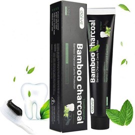 Bamboo Charcoal zahnpasta, intensivreinigung zahnpasta tube, Whitening zahnpasta, Extra White zahnpasta, schwarze Zahnpasta, Bleaching Zahnpasta, Aktivkohle, natürliche Zahnpasta