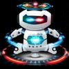 Musical Walking Dancing Robot Toy for Kids, Flashing Lights, 360°