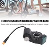 Electric Scooter Handle Switch Lock 3 Pin Waterproof Handlebar Switch