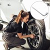 Semetall 22mm Car Spare Tire Lug Wrench,Slotted End Socket Repair
