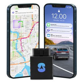 Spytec Pulse OBD GPS Tracker for Vehicles, Cars, Trucks | Anti-Theft Plug-in Car GPS Tracker | Fast 2 Second Updates, Ignition On/Off Alerts, Vehicle Movements | Fleet monitoring | Subscription needed