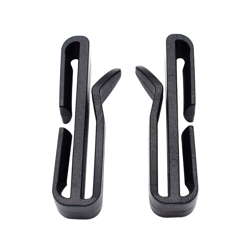 12pcs Webbing Ending Clip Adjust Keeper Buckle Connect Quick Slip
