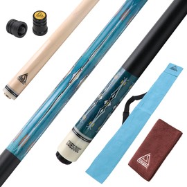 CUESOUL Professional Pool Cue Stick 13mm Cue Tip G303 with Blue Bag