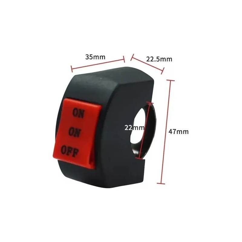 Switch De 3 Pasos C Cable Para Faros Auxiliares