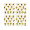 Sunflower Ceramic Coaster Set - Bright Summer Flowers Square Set