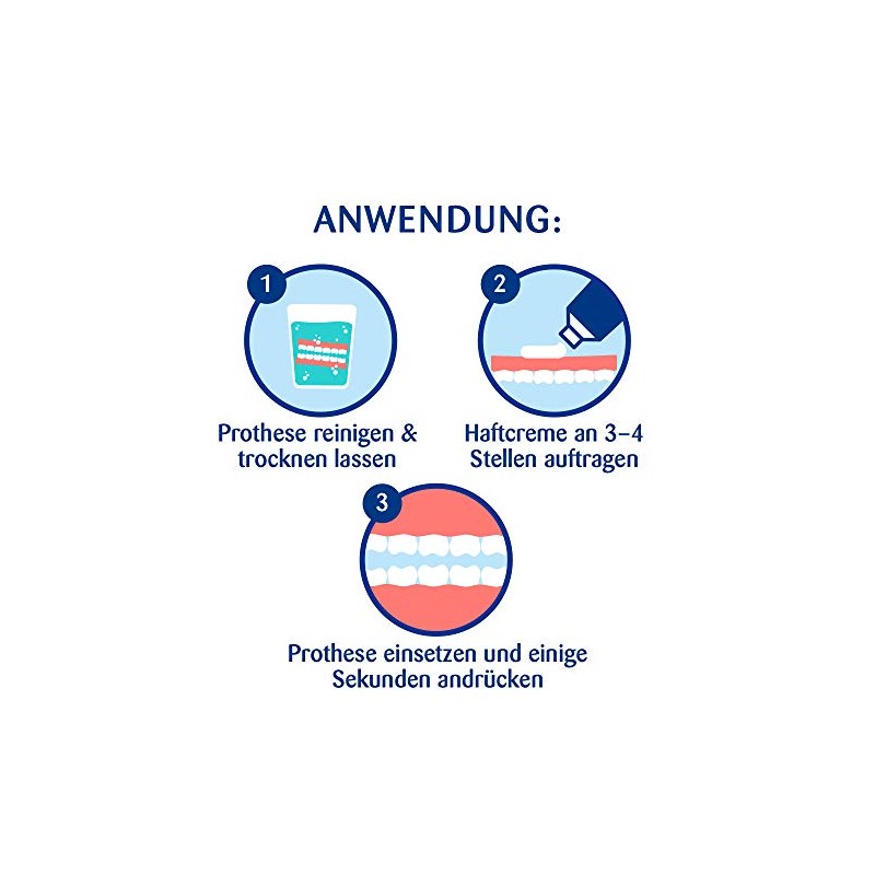 Kukident Professionell Haftcreme - Haftschutz f√ºr Zahnprothesen, extra starker Halt