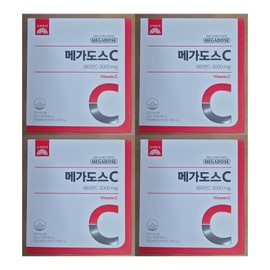 Goryeo Eundan Megadose C Vitamin C 3000 3g 100 packets, 4 units / 메가도스C 비타민C 3000 3g 100포, 4개