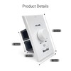 Herdio 100W Volume Control Knob for Speakers, Flush in Wall