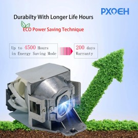 PXOEH 5J.J7L05.001/5J.J9H05.001/5J.JAH05.001 for Benq W1070 W1070+ HT1075 W1080ST W1080ST+ MH630 MH680 HT1085ST W1070+W W108ST Replacement Projector Lamp Bulb with Housing