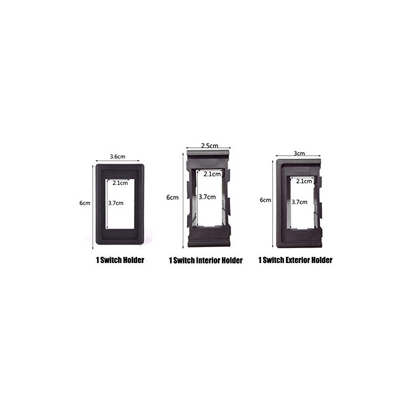 Rocker Switch Panel Switch Holder Housing Kit