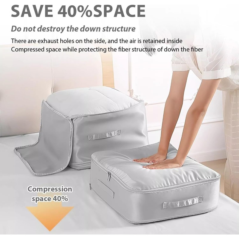 SANHIGHEND 2024 New Upgrade Compressing Bag, Ultra Space-Saving with Zip,