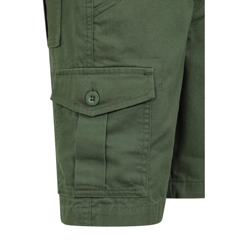 Mountain Warehouse Printed Kids Cargo Shorts Khaki Kids Size 9-10