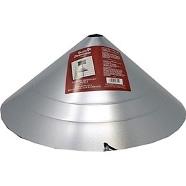 RUSTIC FARMHOUSE GALVANIZED SQUIRREL BAFFLE