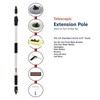 CarCarez Telescoping Extension Pole for Car Wash Brushes Flow-Thru 42-68