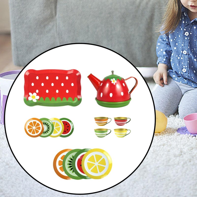 Dickly Girl Small Tea Set Toy Tea Party Set Role