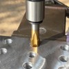 Burkit M14 X 1.5 Spiral Point Tap, HSS Titanium coating