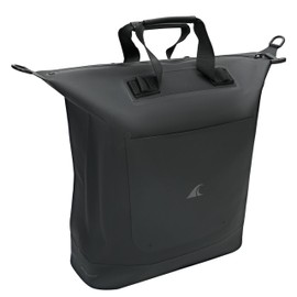 Breakwater Supply™ Waterproof Utility Tote Travel Bag with Shoulder Strap & Zipper | IP68 Ocean-Grade | Sandproof | Riverton (Riverton Stealth Black)