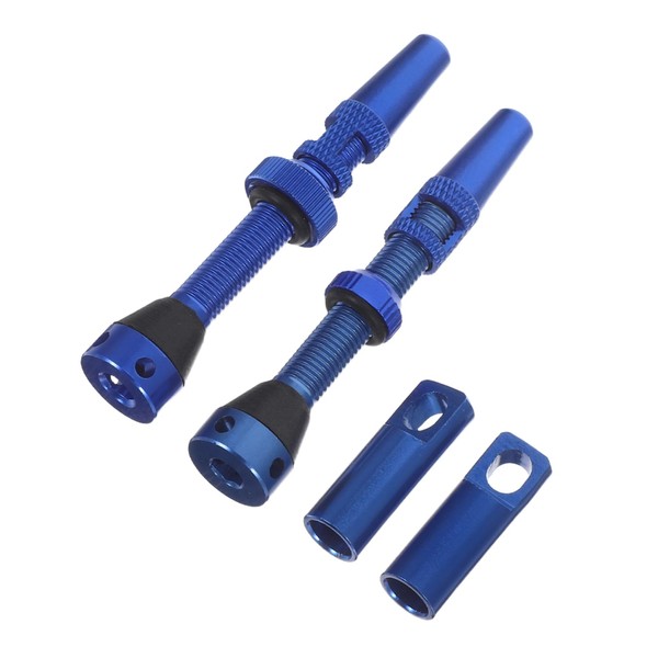 BESPORTBLE 4pcs Aluminum Alloy Tubeless Valve Stem Kit for Bikes