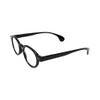 Calabria R217A Designer Oval Vintage Reading Glasses in Gloss Black