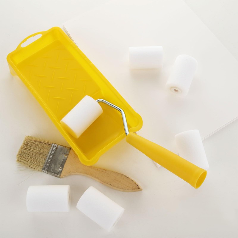 GBACHOOSE 3 Pack Mini Paint Roller, 2 Inch Small Foam